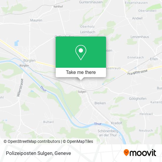 Polizeiposten Sulgen map