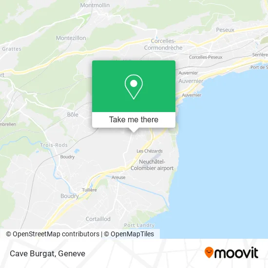 Cave Burgat map