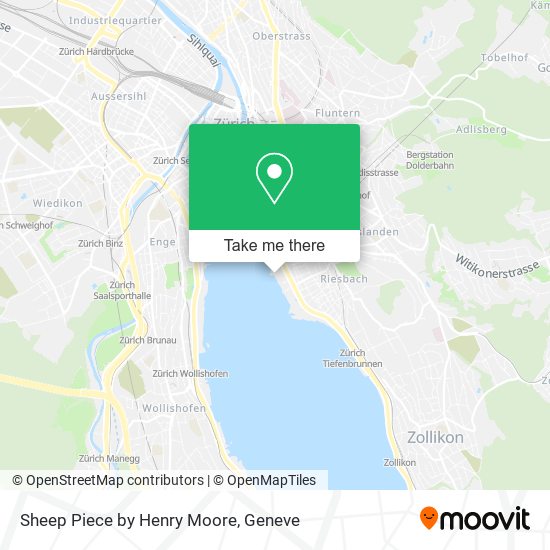 Sheep Piece by Henry Moore map