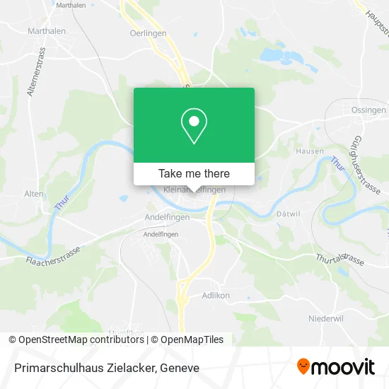 Primarschulhaus Zielacker map