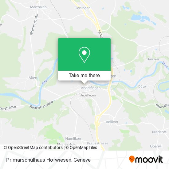 Primarschulhaus Hofwiesen map