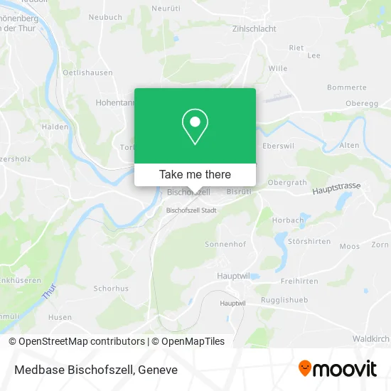 Medbase Bischofszell map