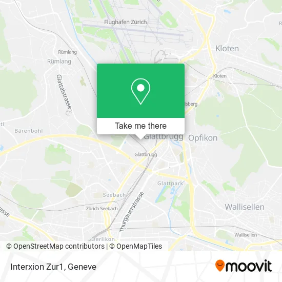 Interxion Zur1 map
