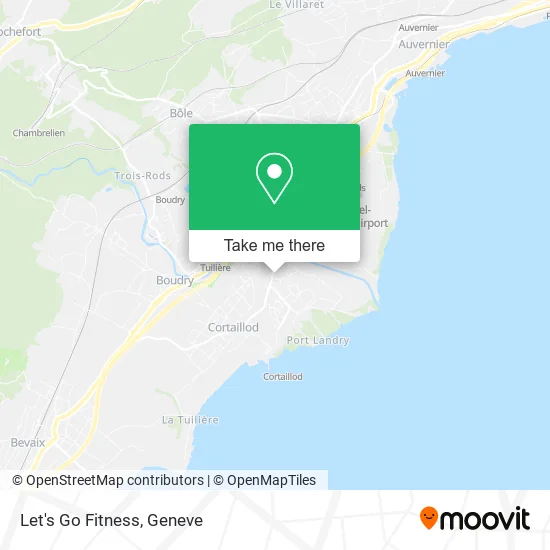 Let's Go Fitness map