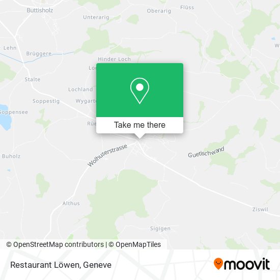 Restaurant Löwen map