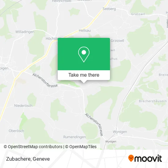 Zubachere map