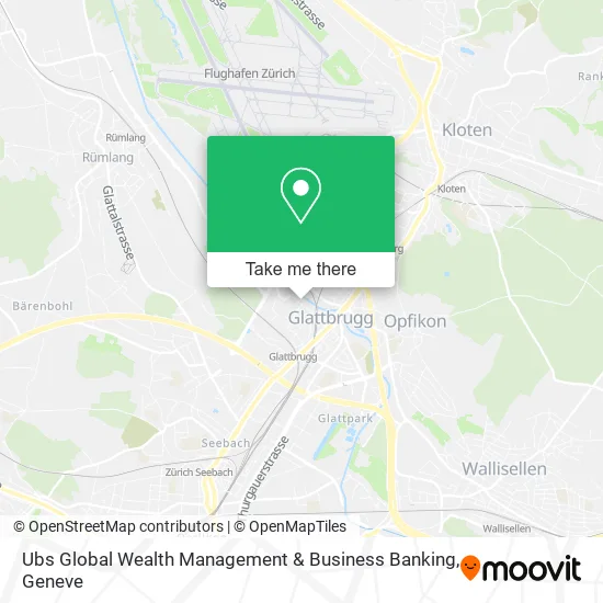 Ubs Global Wealth Management & Business Banking map