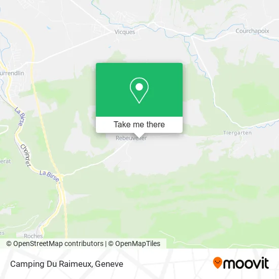 Camping Du Raimeux map
