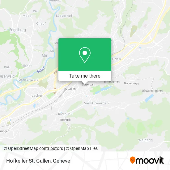 Hofkeller St. Gallen map