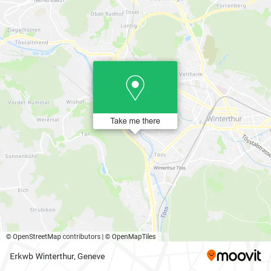 Erkwb Winterthur map