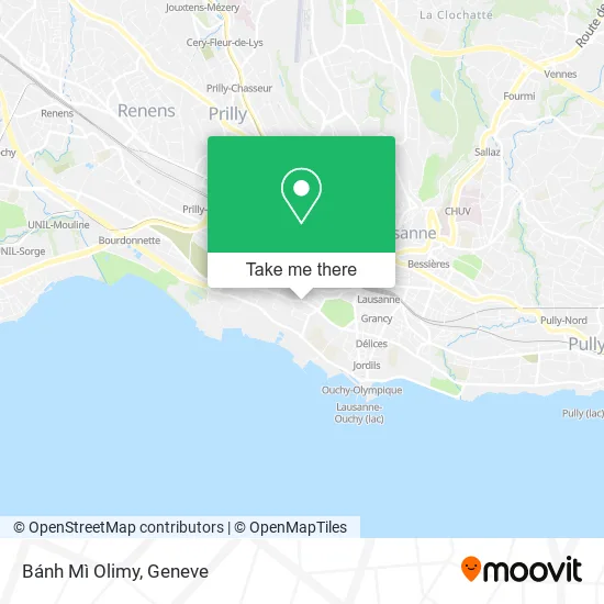 Bánh Mì Olimy map