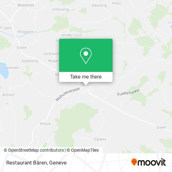 Restaurant Bären map