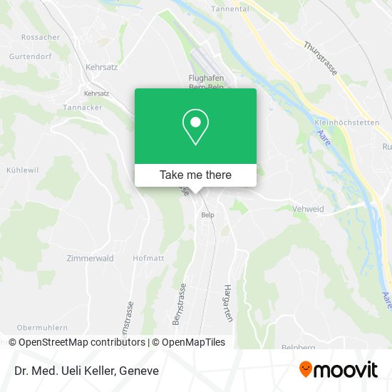 Dr. Med. Ueli Keller map