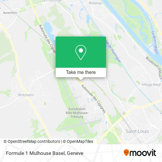 Formule 1 Mulhouse Basel plan