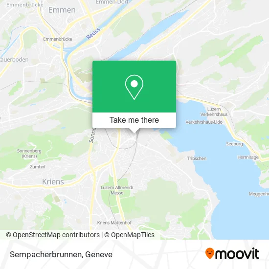 Sempacherbrunnen map