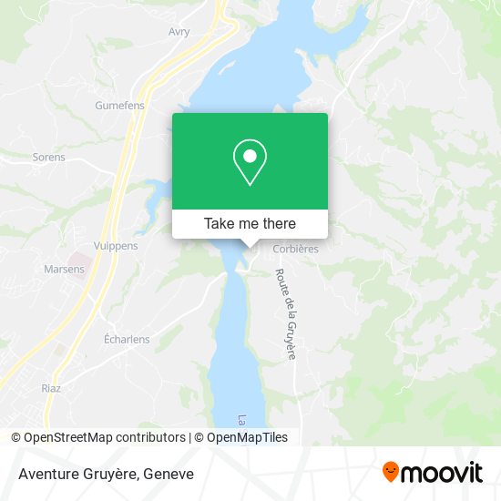 Aventure Gruyère map