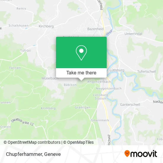 Chupferhammer map
