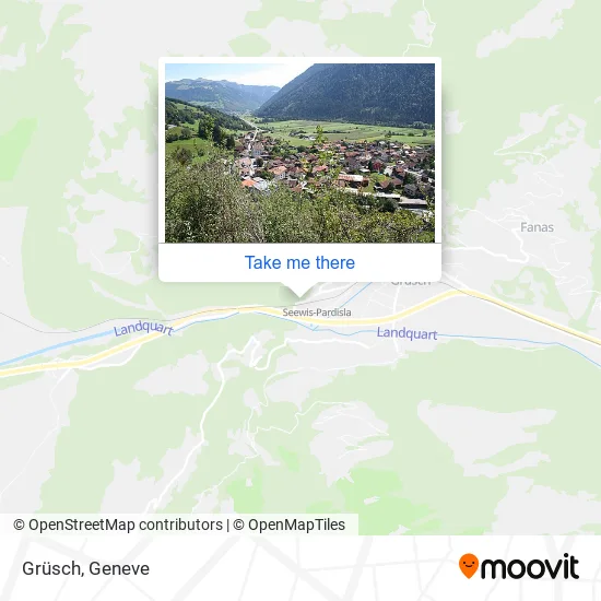 Grüsch map