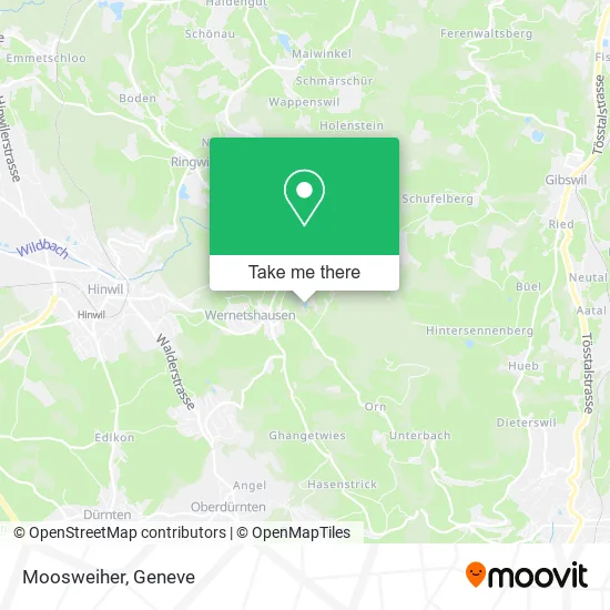 Moosweiher map