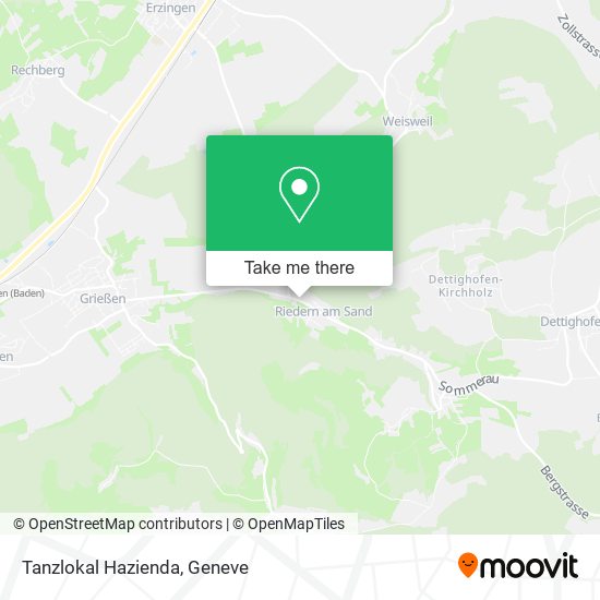 Tanzlokal Hazienda map