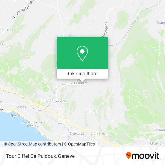 Tour Eiffel De Puidoux map
