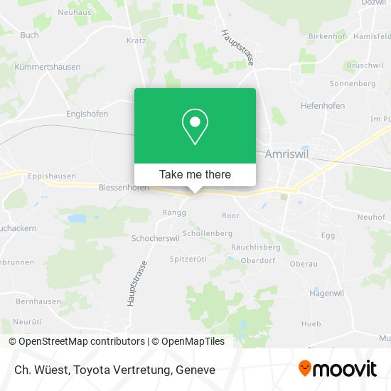 Ch. Wüest, Toyota Vertretung map