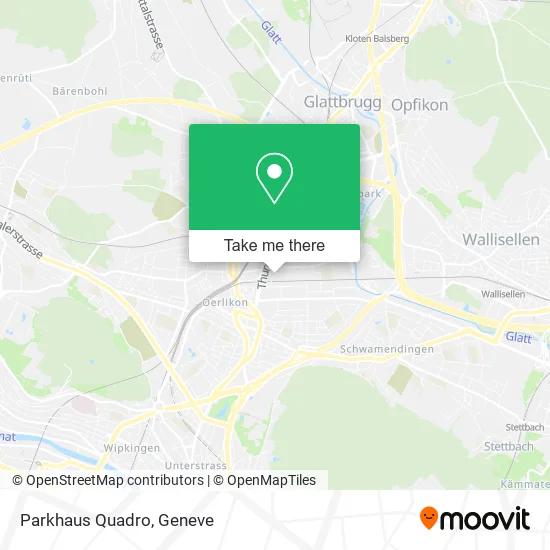 Parkhaus Quadro map