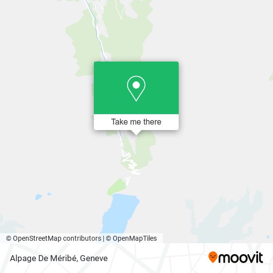 Alpage De Méribé map