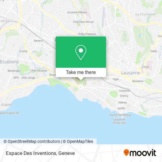 Espace Des Inventions map