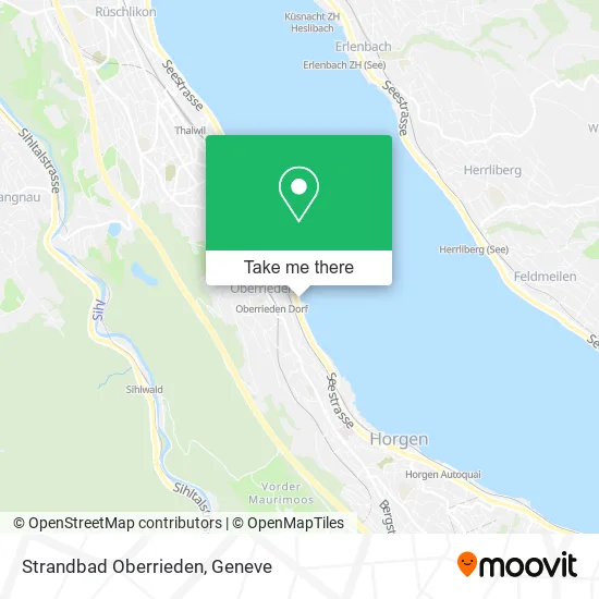 Strandbad Oberrieden map