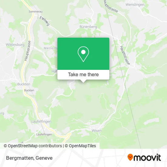 Bergmatten map