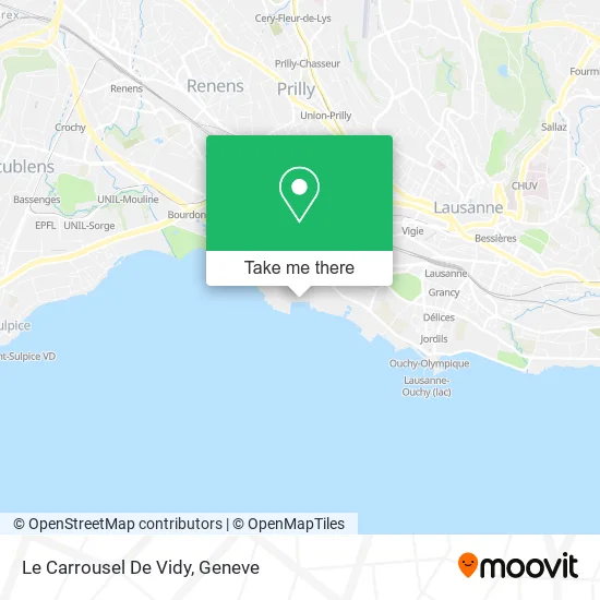 Le Carrousel De Vidy map