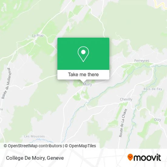 Collège De Moiry map