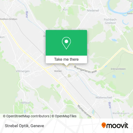 Strebel Optik map