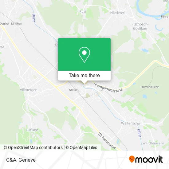 C&A map