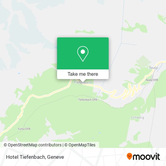 Hotel Tiefenbach map