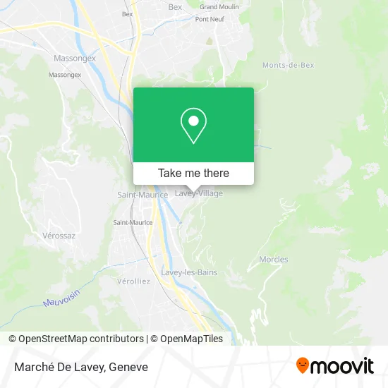 Marché De Lavey map