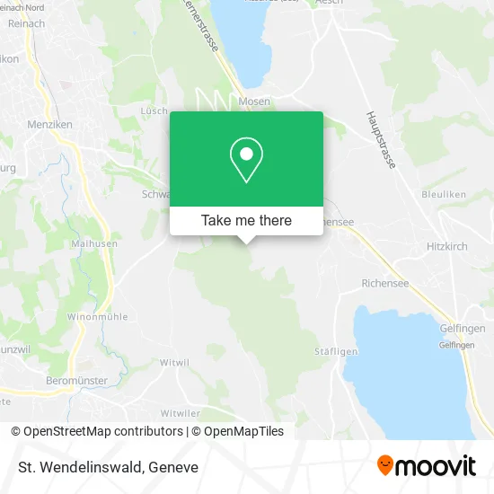 St. Wendelinswald map
