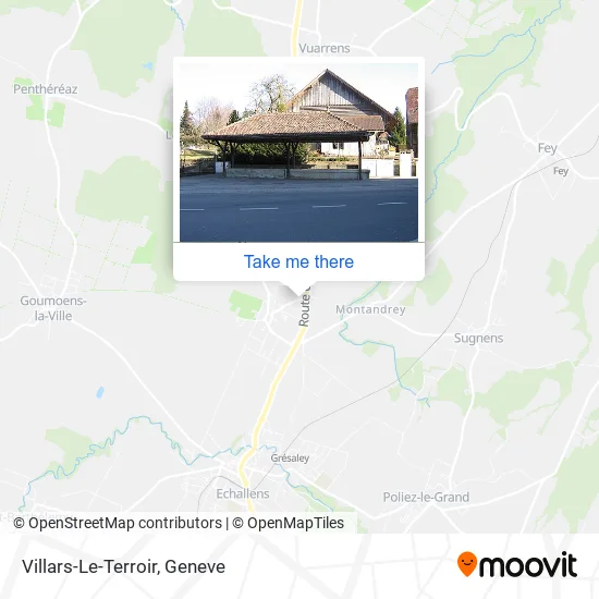 Villars-Le-Terroir map