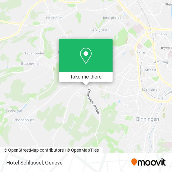 Hotel Schlüssel map