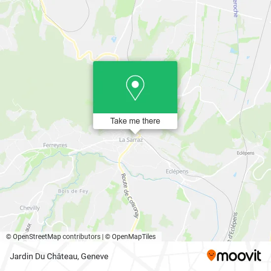 Jardin Du Château map