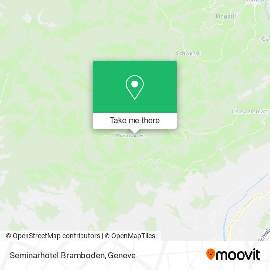 Seminarhotel Bramboden map