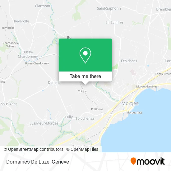 Domaines De Luze map