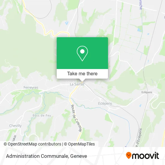 Administration Communale map