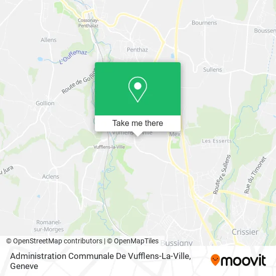 Administration Communale De Vufflens-La-Ville map