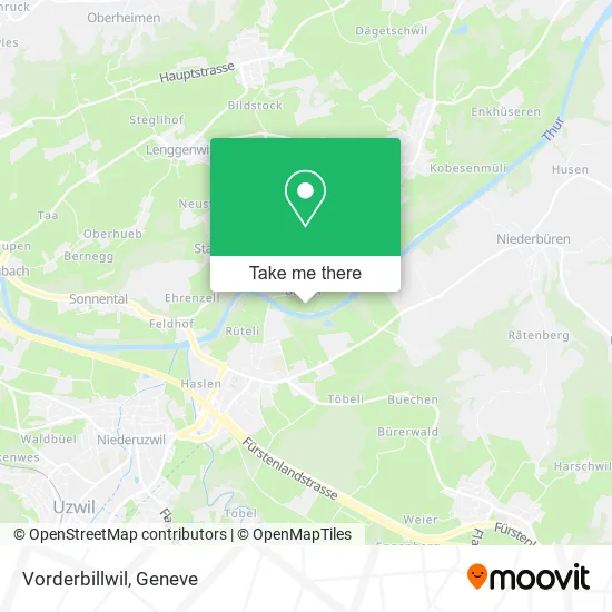 Vorderbillwil map