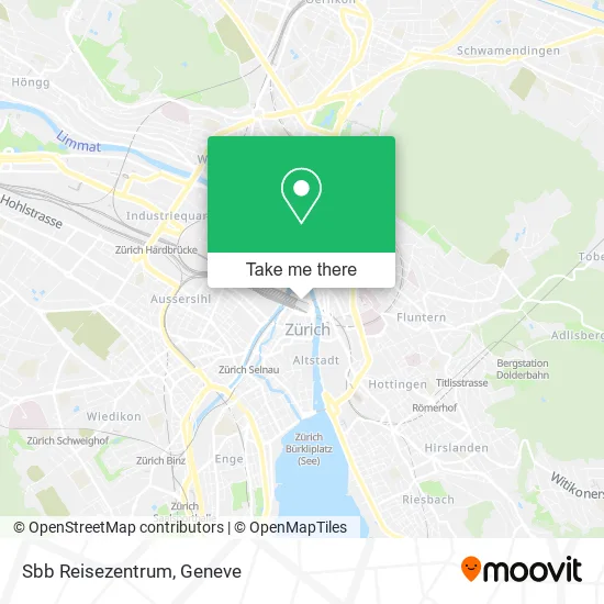 Sbb Reisezentrum map