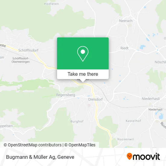 Bugmann & Müller Ag map