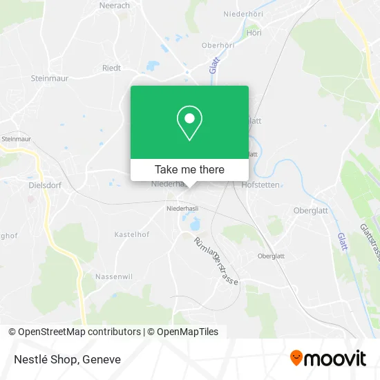 Nestlé Shop map