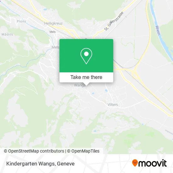 Kindergarten Wangs map